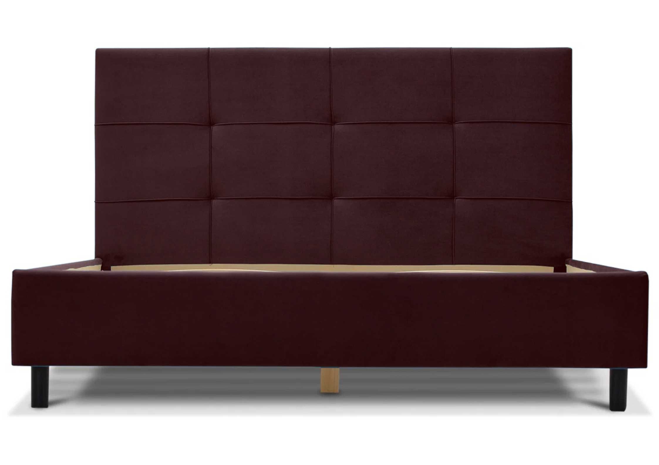 Brązowe łóżko 140x200cm